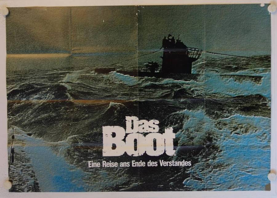 Das Boot original release german double panel movie poster
